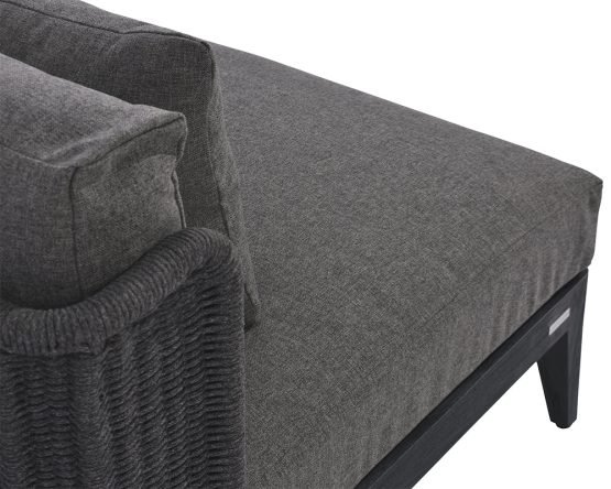 Ibiza 2 Seater Sofa - Charcoal Gracebay Grey - Image 5