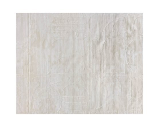 Caruso Hand-loomed Rug Cream / Ivory 8' X 10'