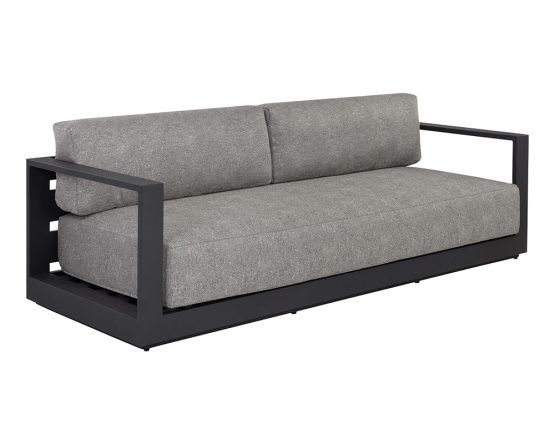 Tavira Sofa - Charcoal Lanikai Salt And Pepper