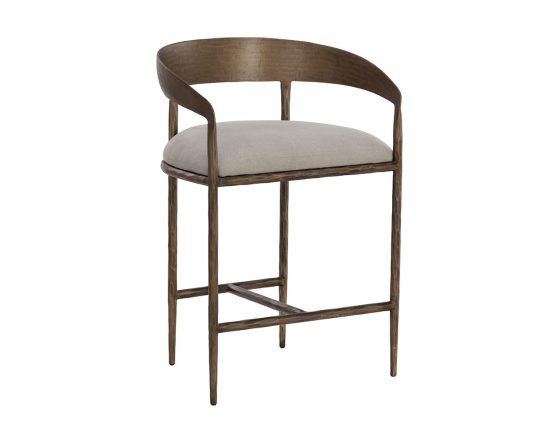 Zanatta Counter Stool Zenith Taupe Grey