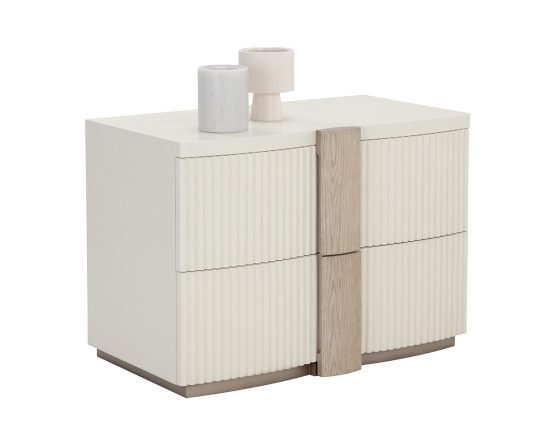 Venetta Nightstand Cream