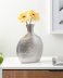 Helio Hammered Ceramic 9.75 Inch Tall Bottle Vase