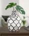 Abstract Lattice Outline 9 Inch Tall Ceramic Vase