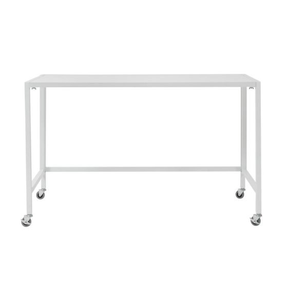 Christel 48" Folding Desk with White Top and Frame