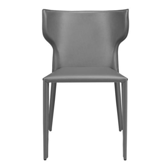 Divinia Stacking Side Chair in Gray