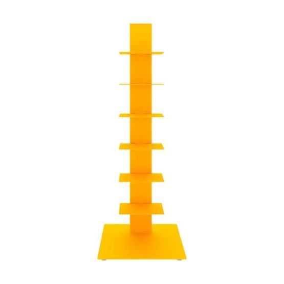 Sapiens Bookcase/Shelf/Shelving Tower in Yellow