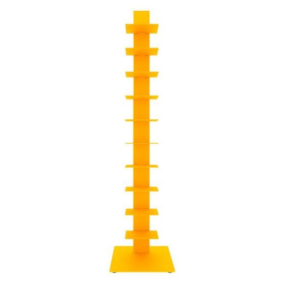 Sapiens Bookcase/Shelf/Shelving Tower in Yellow