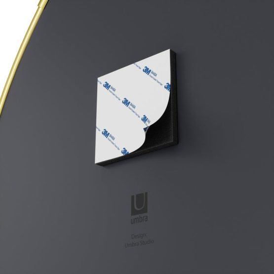 Hubba Pebble Mirrors Set of 3 Brass