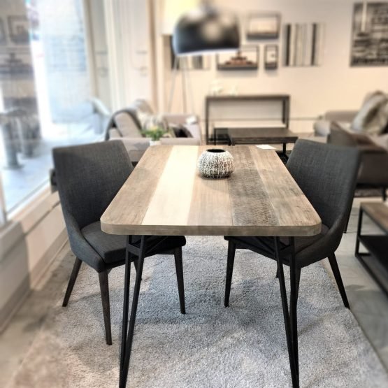 Metro Noir Havana Dining Table 59" - Image 5