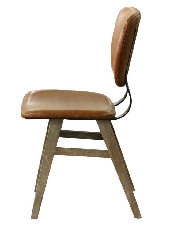 Fraser Dining Chair - Tan Brown - Image 3