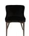 Mila Dining Chair - Black Velvet
