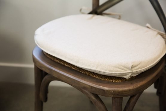 Seat Cushion for Cross Back Chair - linen - Image 3