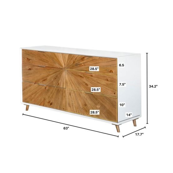 Casablanca 6 Drawer Dresser - Image 5