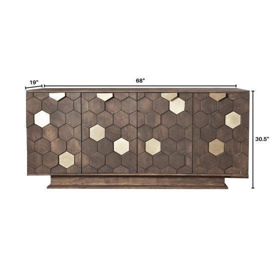 Bailey Sideboard - Cocoa Brown - Image 7