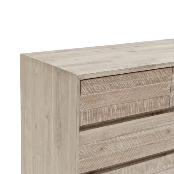 Gia 5 Drawer Chest - Light Driftwood - Image 5