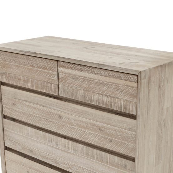 Gia 5 Drawer Chest - Light Driftwood - Image 7