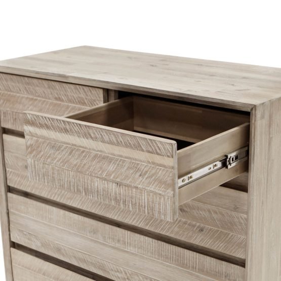 Gia 5 Drawer Chest - Light Driftwood - Image 8