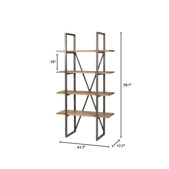 Kenya Small Cain Rack - Salvaged Grey - Image 3