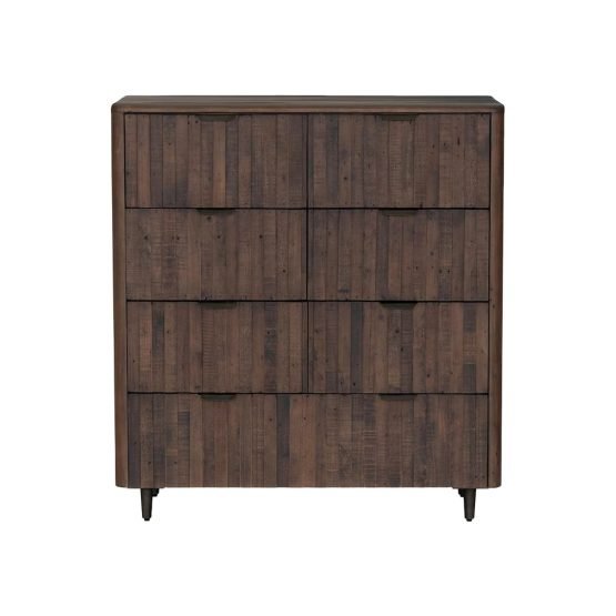 Lineo 7 Drawer Chest - Burnt Oak - Image 3