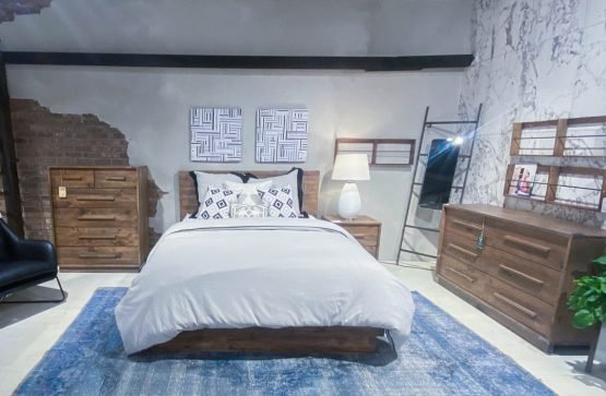 Nevada King Bed - Dark Driftwood - Image 7