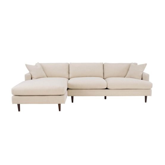 Martha Left Sectional Sofa - Beach Alabaster - Image 2