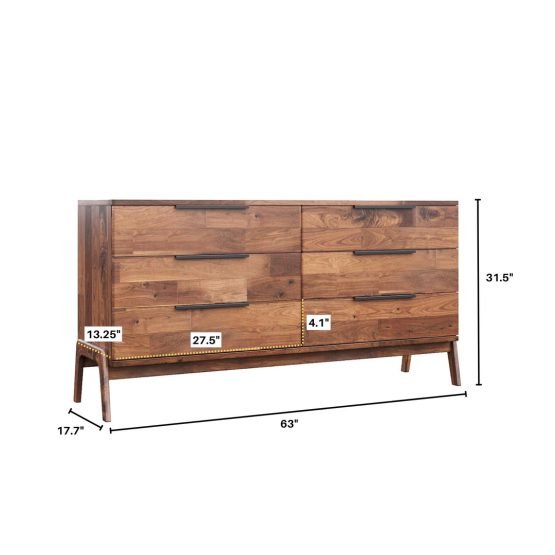 Remix 6 Drawer Dresser - Image 3