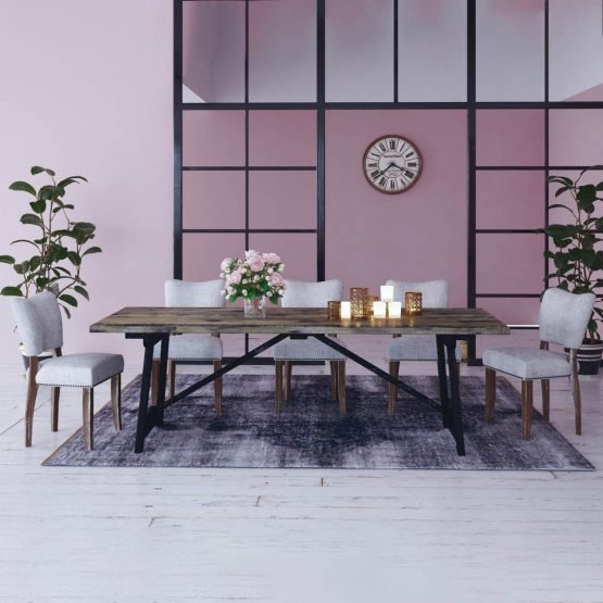 Renaissance Dining Table - Black Antique - Image 6