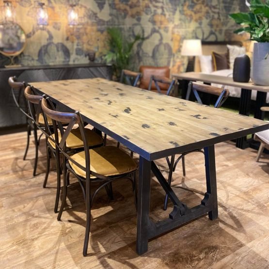 Renaissance Dining Table - Black Antique - Image 8
