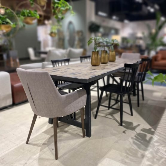 Renaissance Dining Table - Black Antique - Image 9