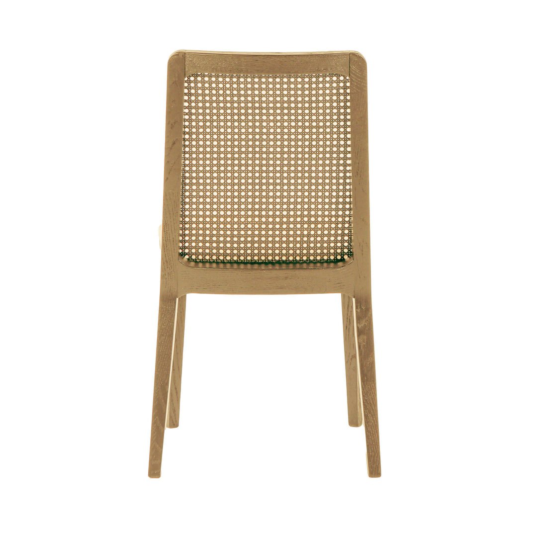 Cane Dining Chair - Oyster Linen/Natural Frame - Image 5