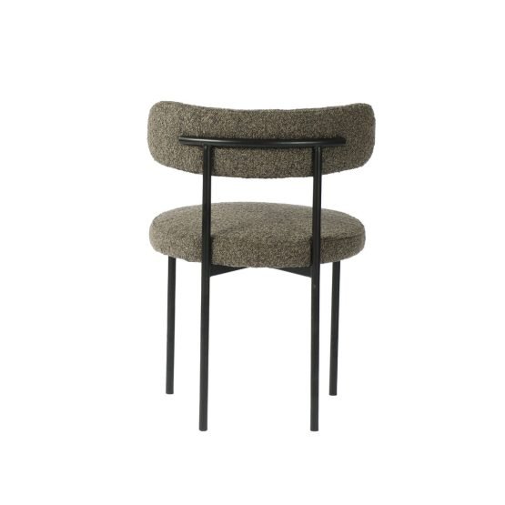 Cleo Dining Chair - Brown Boucle - Image 4