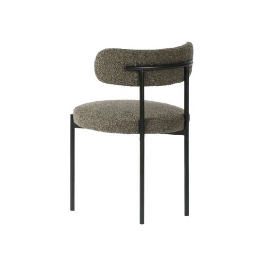 Cleo Dining Chair - Brown Boucle - Image 5