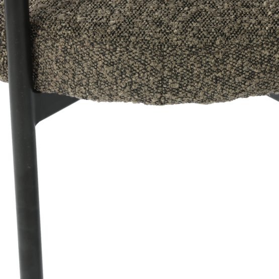 Cleo Dining Chair - Brown Boucle - Image 8