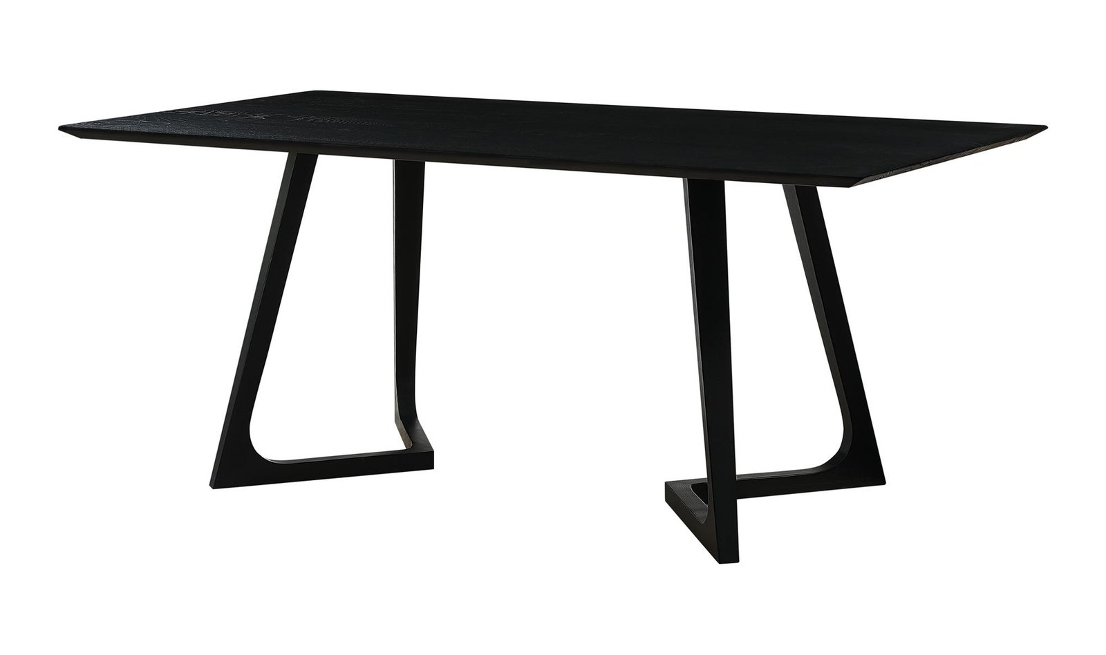 GODENZA RECTANGULAR DINING TABLE BLACK - Image 5