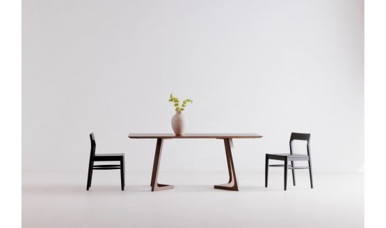 GODENZA RECTANGULAR DINING TABLE BROWN - Image 2