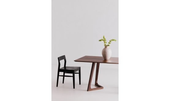 GODENZA RECTANGULAR DINING TABLE BROWN - Image 3
