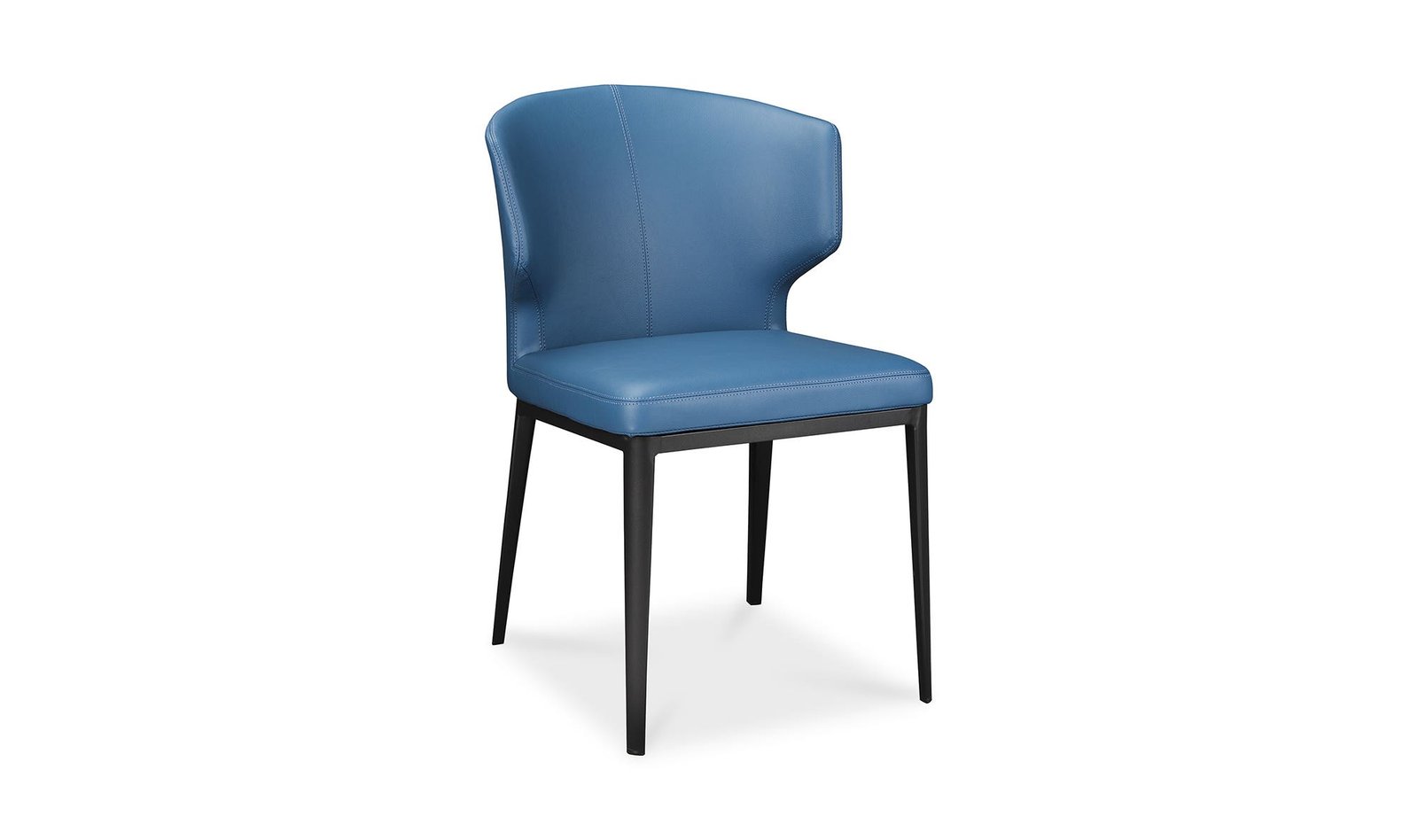 DELANEY DINING CHAIR SKY BLUE - SET OF TWO GREY - Image 5