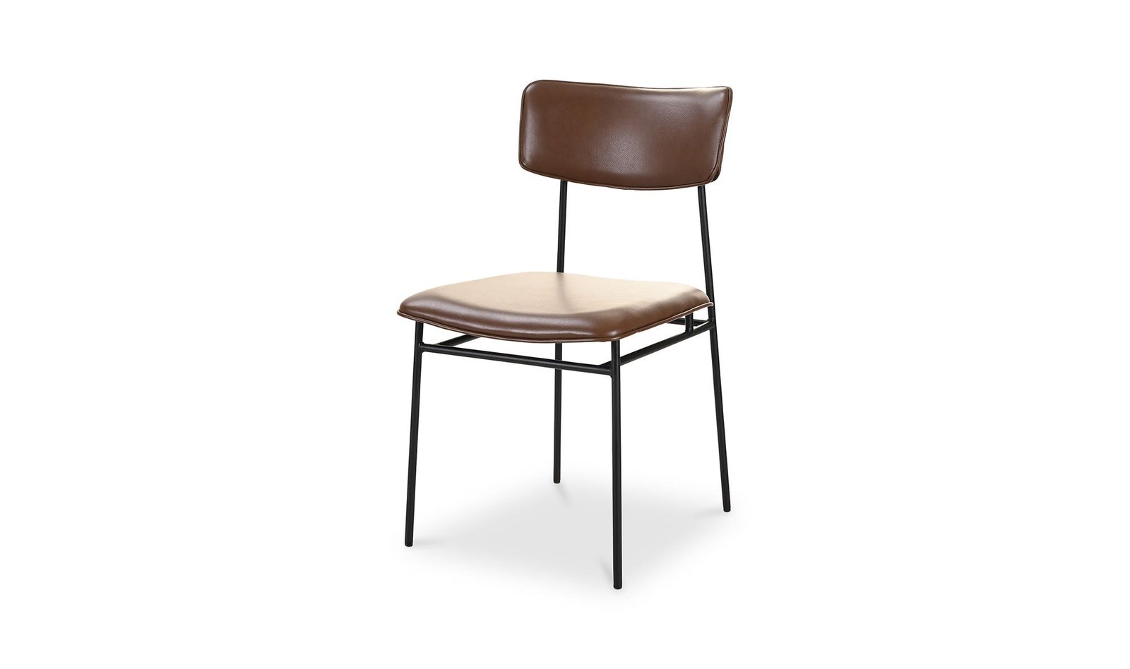 SAILOR DINING CHAIR DARK BROWN - SET OF TWO DARK AMBER - Image 5