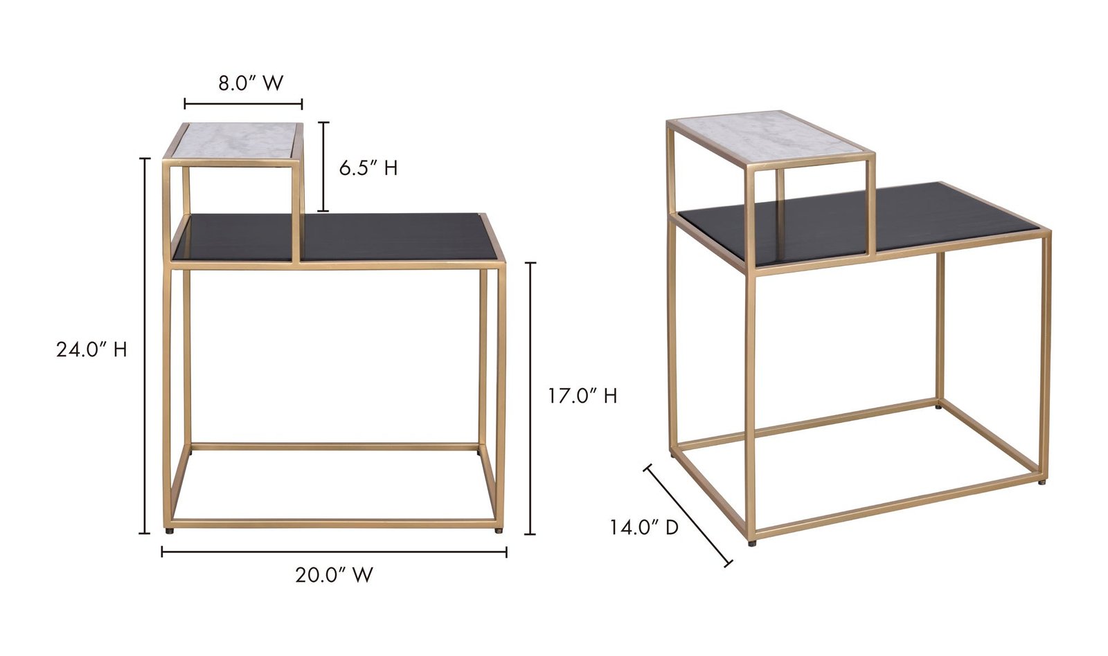 MIES SIDE TABLE GOLD - Image 5