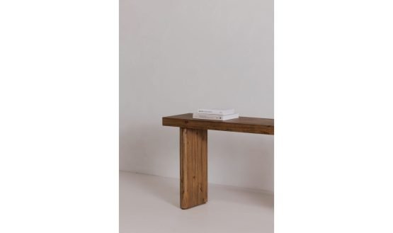 MONTEREY CONSOLE TABLE RUSTIC BLONDE - Image 3