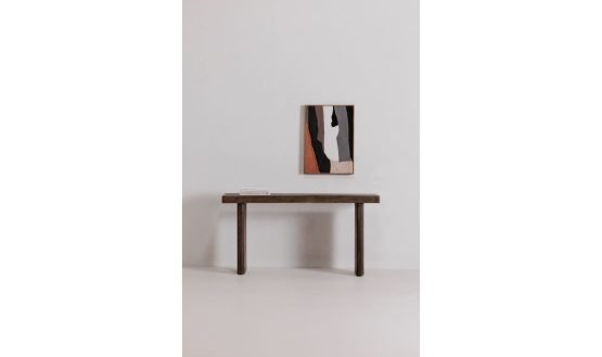 MONTEREY CONSOLE TABLE AGED BROWN - Image 2