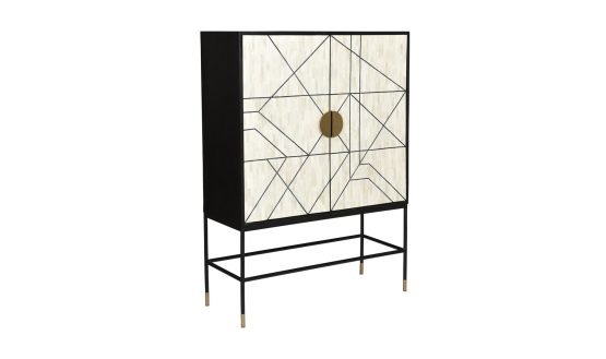 SHAWS CABINET CREAM AND BLACK MULTI - Image 3
