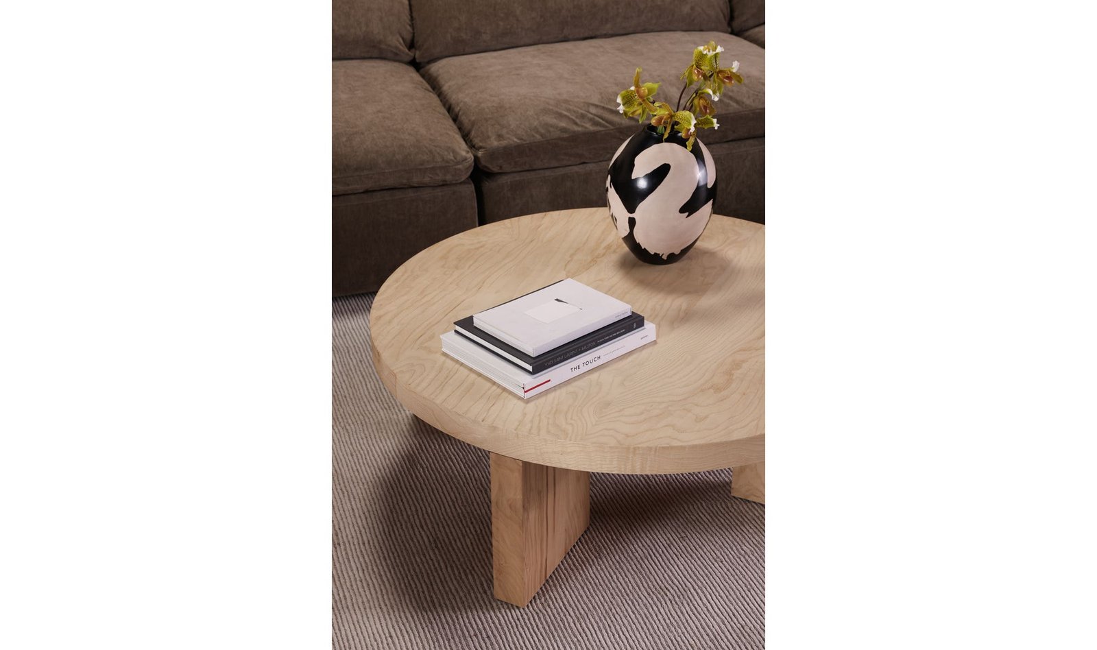 OREGON ROUND COFFEE TABLE BLONDE - Image 3