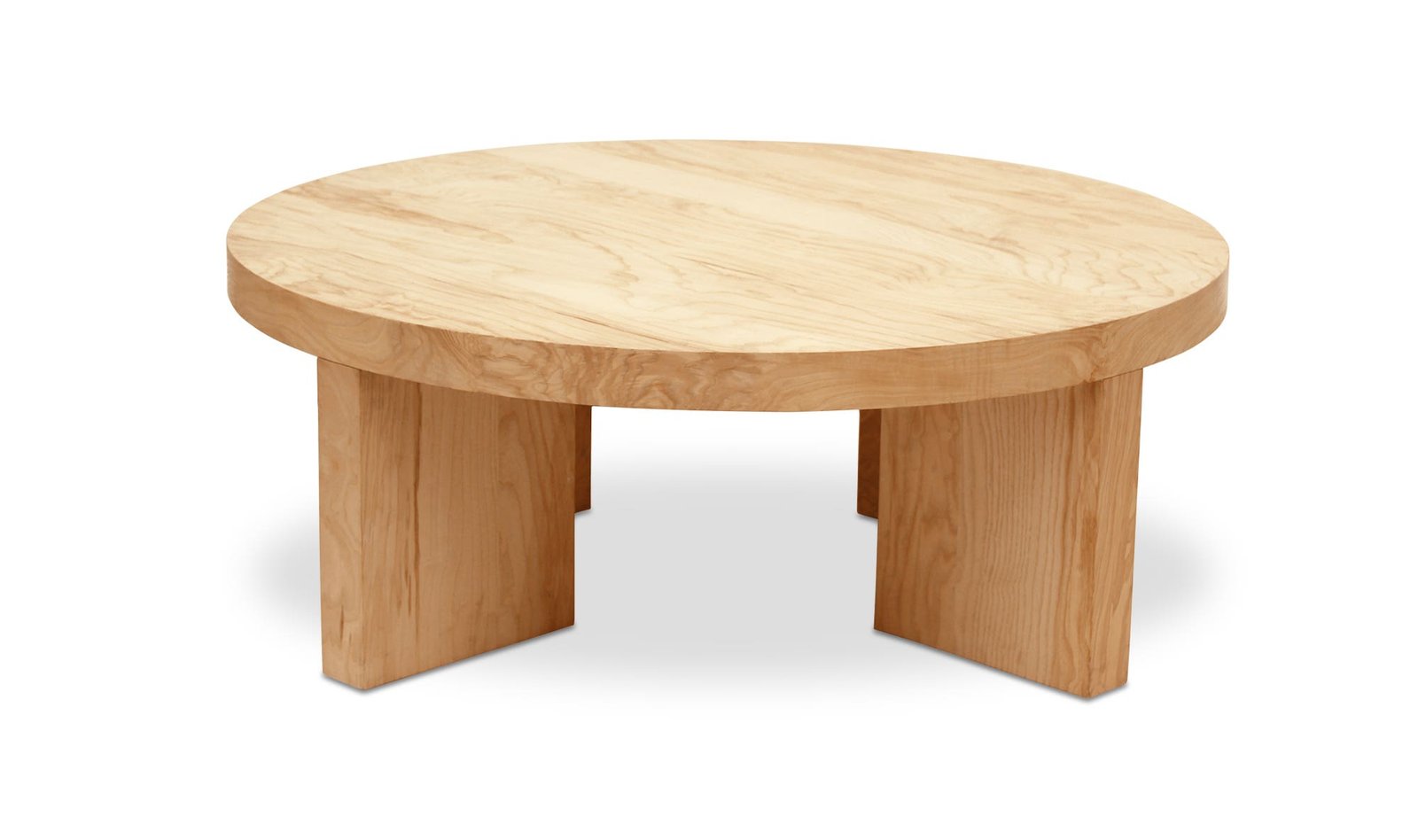 OREGON ROUND COFFEE TABLE BLONDE - Image 5