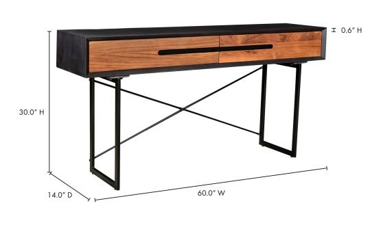 VIENNA CONSOLE TABLE LIGHT BROWN - Image 6