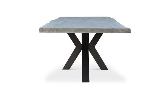 EDGE DINING TABLE SMALL LIGHT GREY - Image 5