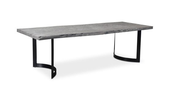 BENT DINING  TABLE SMALL LIGHT GREY - Image 4