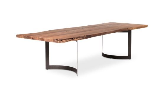 BENT DINING TABLE EXTRA SMALL LIGHT BROWN - Image 4
