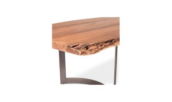 BENT DINING TABLE EXTRA SMALL LIGHT BROWN - Image 5