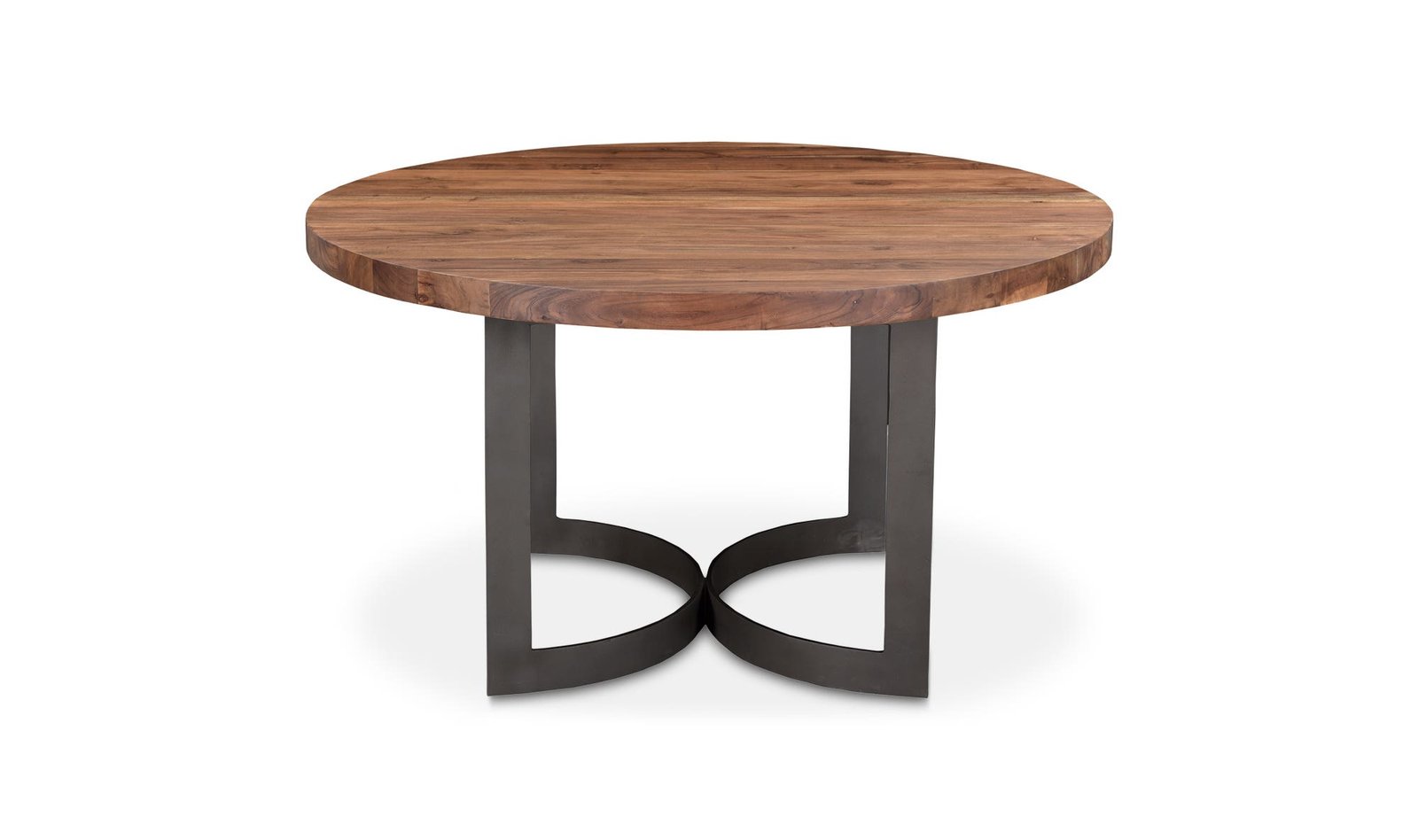 BENT ROUND DINING TABLE 54IN BROWN - Image 5